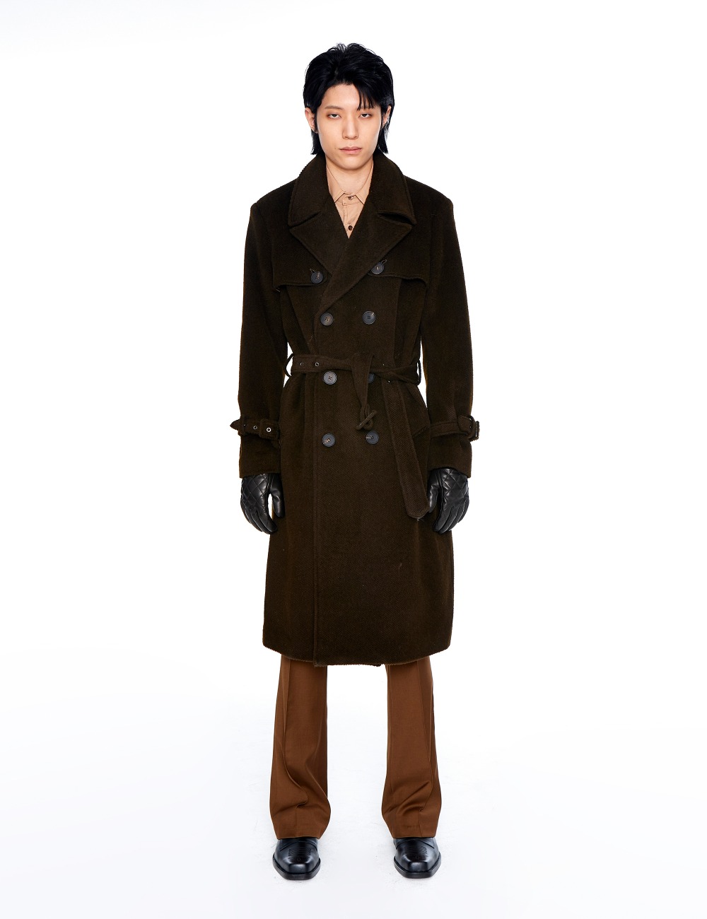 CLASSIC WOOL TRENCH COAT_BROWN