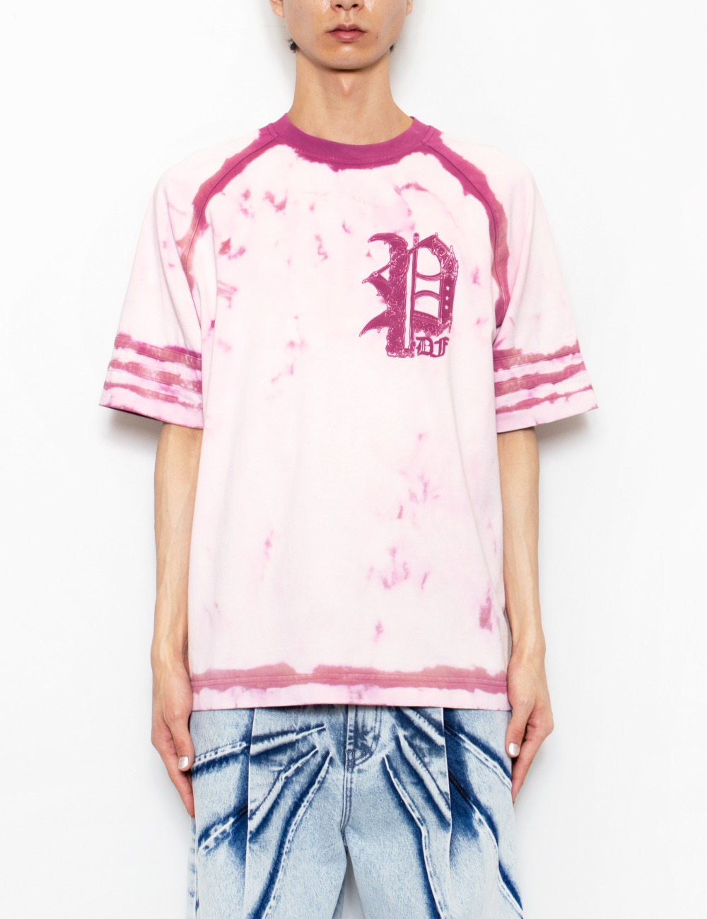 DOUBLE STRIPES TEE_PINK