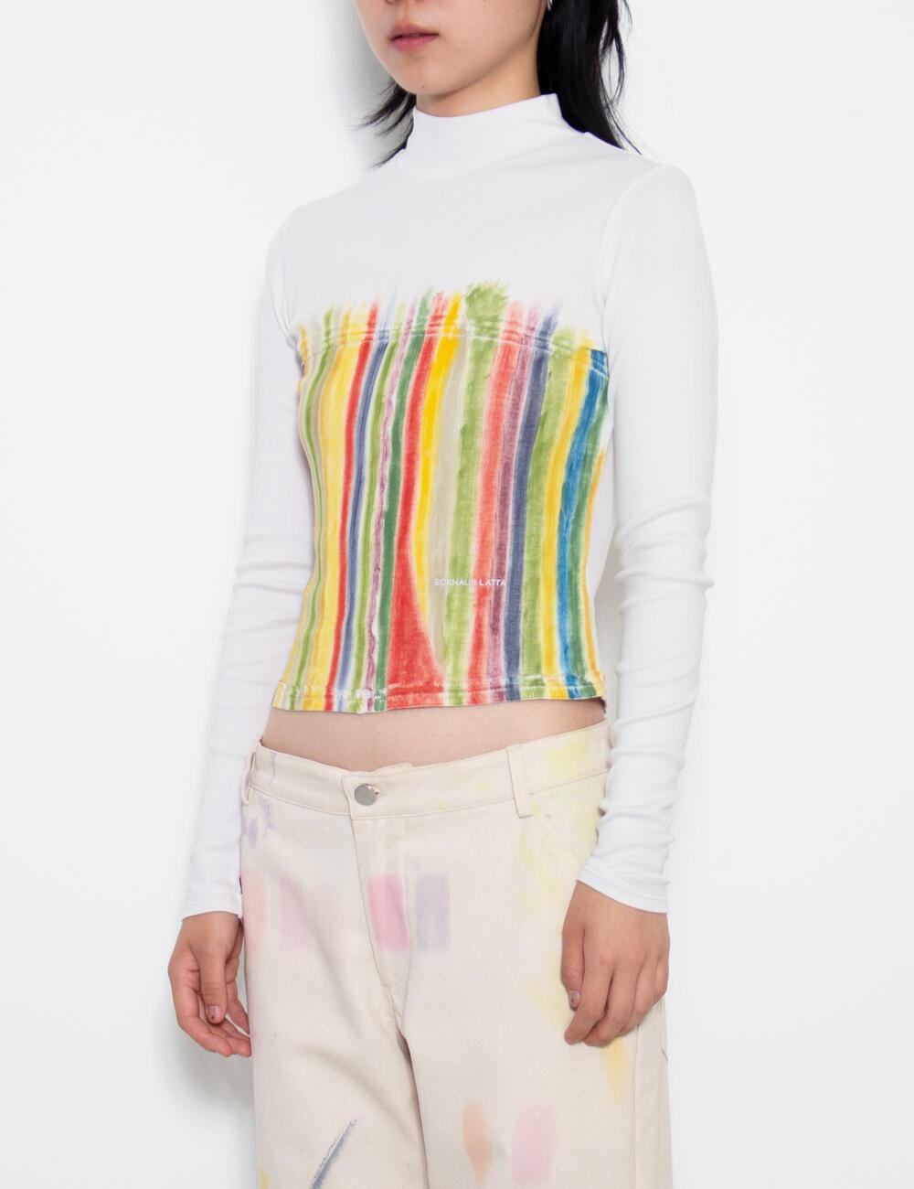 Eckhaus Latta - LAPPED BABY TURTLENECK_STAINED GLASS