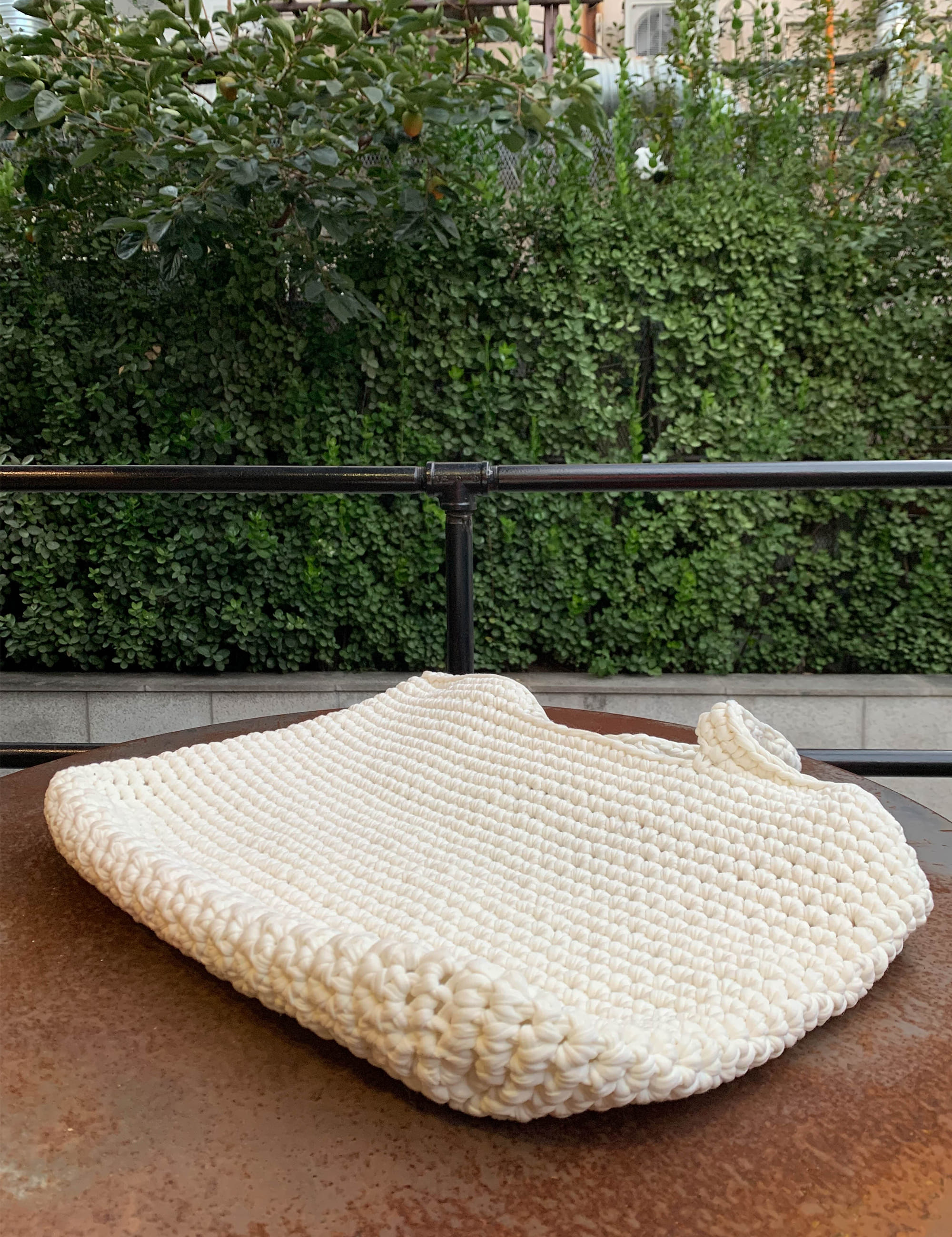 KNITTED BAG_IVORY