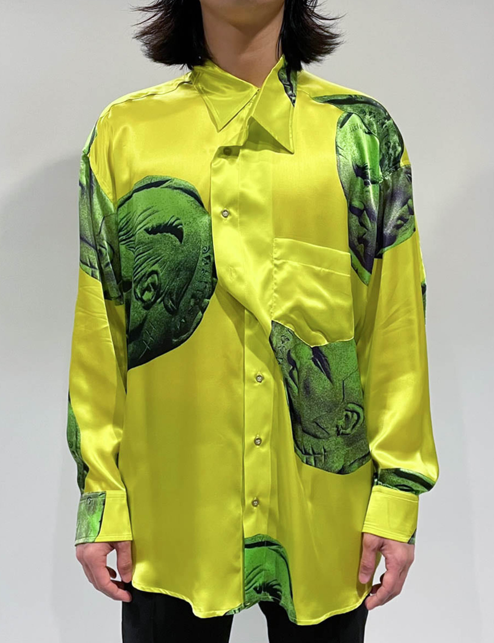 MAGLIANO CURRENCY TWISTED SHIRT_YELLOW