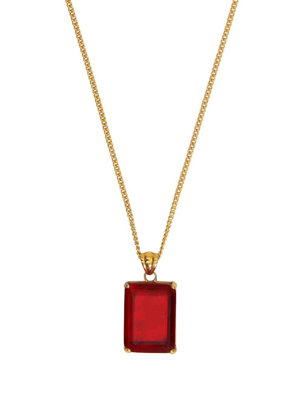 STONE NECKLACE_RED