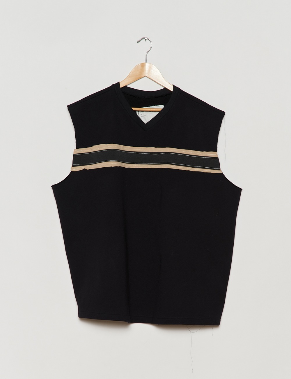 RESEARCH CHEST STRIPE SPENCER_BLACK