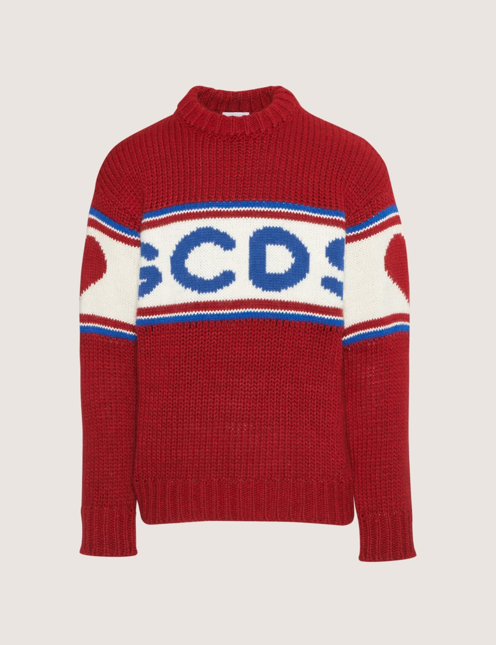 TAPE LOGO SWEATER_RED