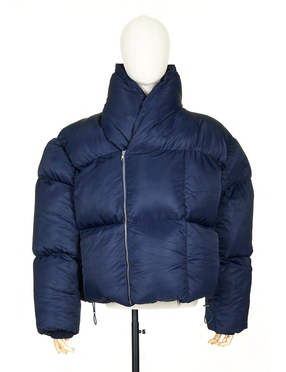 DOUBLE BREASTED PUFFER JACKET_NAVY