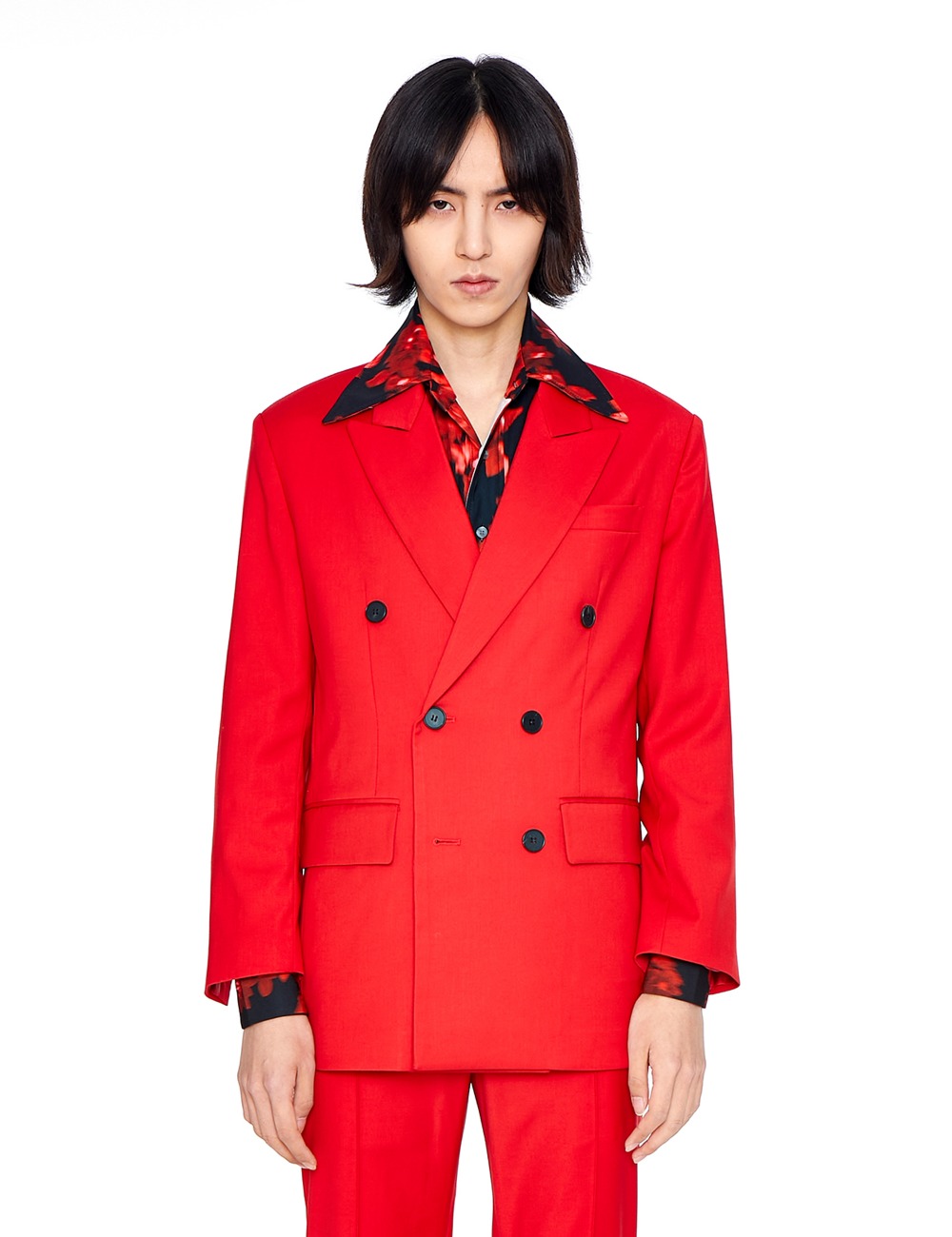 CLASSIC SUIT JACKET_RED