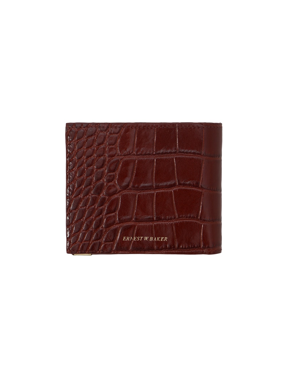 GOLD EDGE WALLET_BROWN