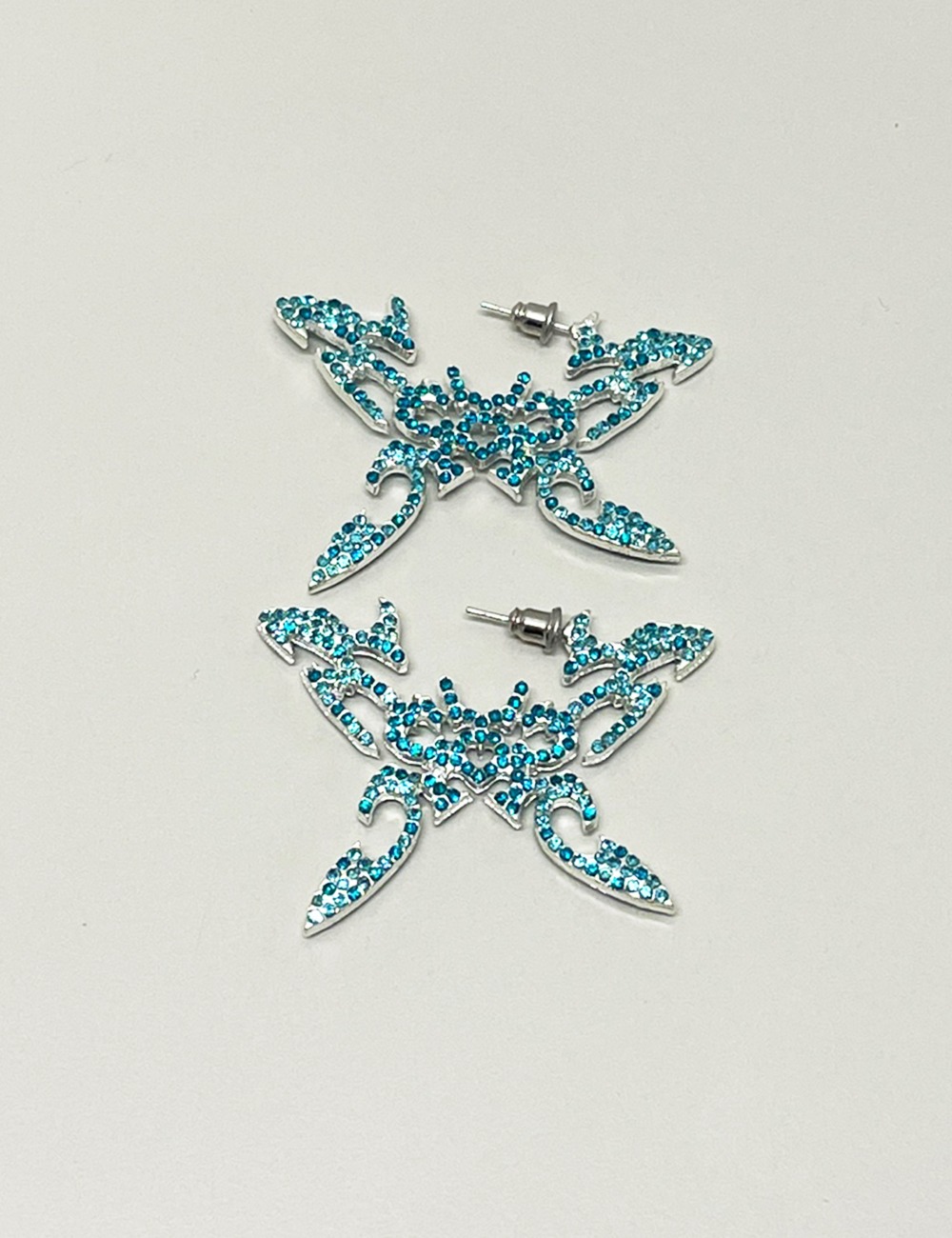 TATTOO BUTTERFLY EARRING_TURQUOISE