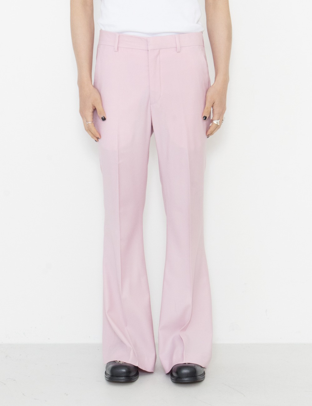 FLARE TROUSER_PINK