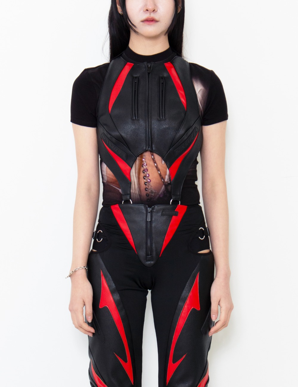 MOTO CUT OUT BODY_RED/BLACK