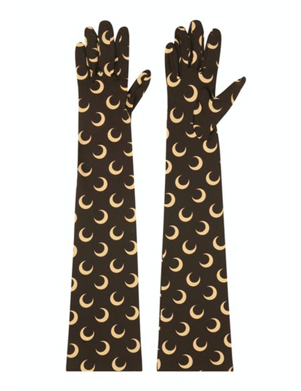 ALL OVER MOON GLOVES_BROWN