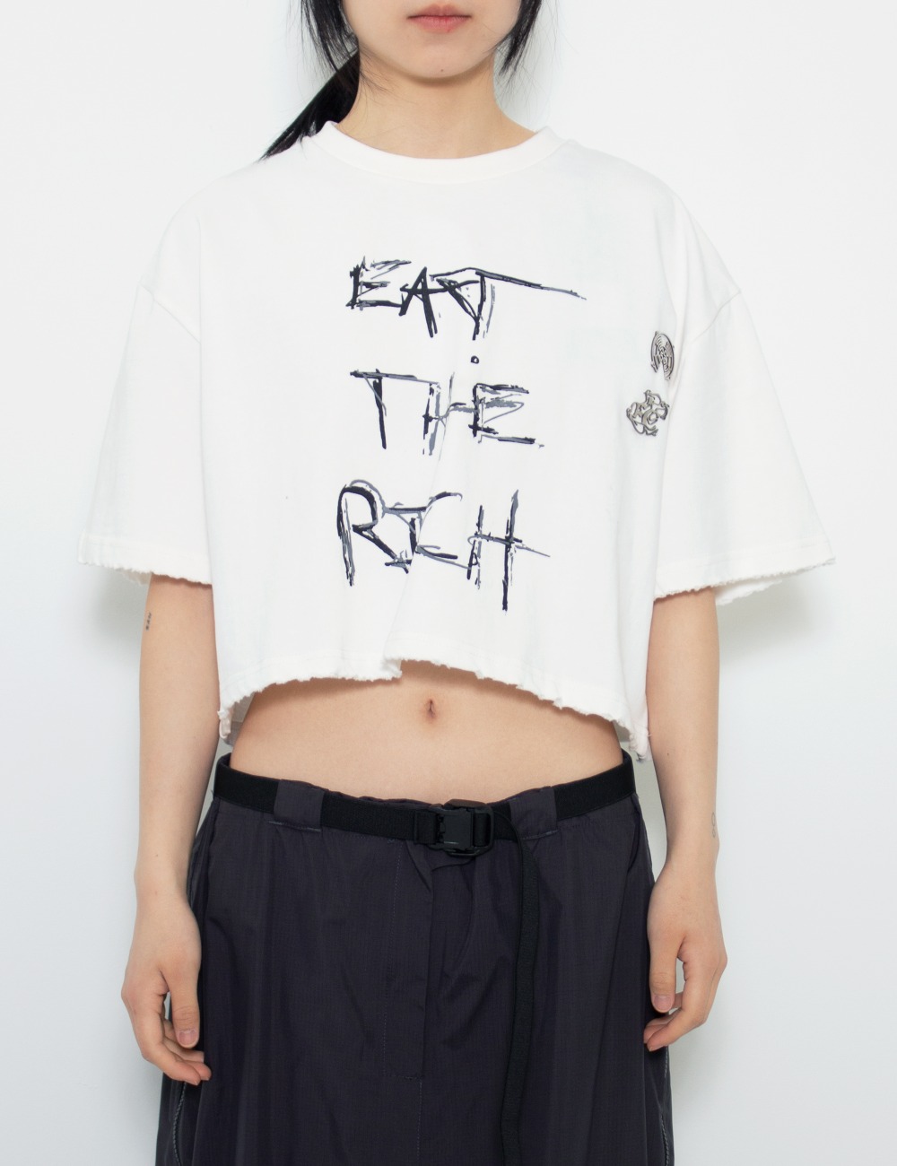 EAT THE RICH T-SHIRT_WHITE