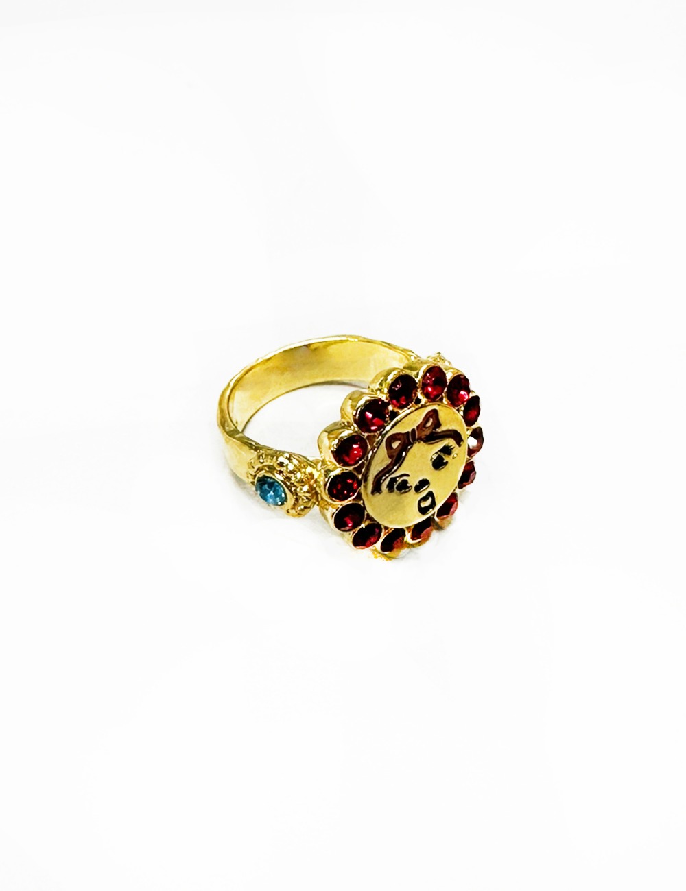 RED BOW FACE RING_MULTI