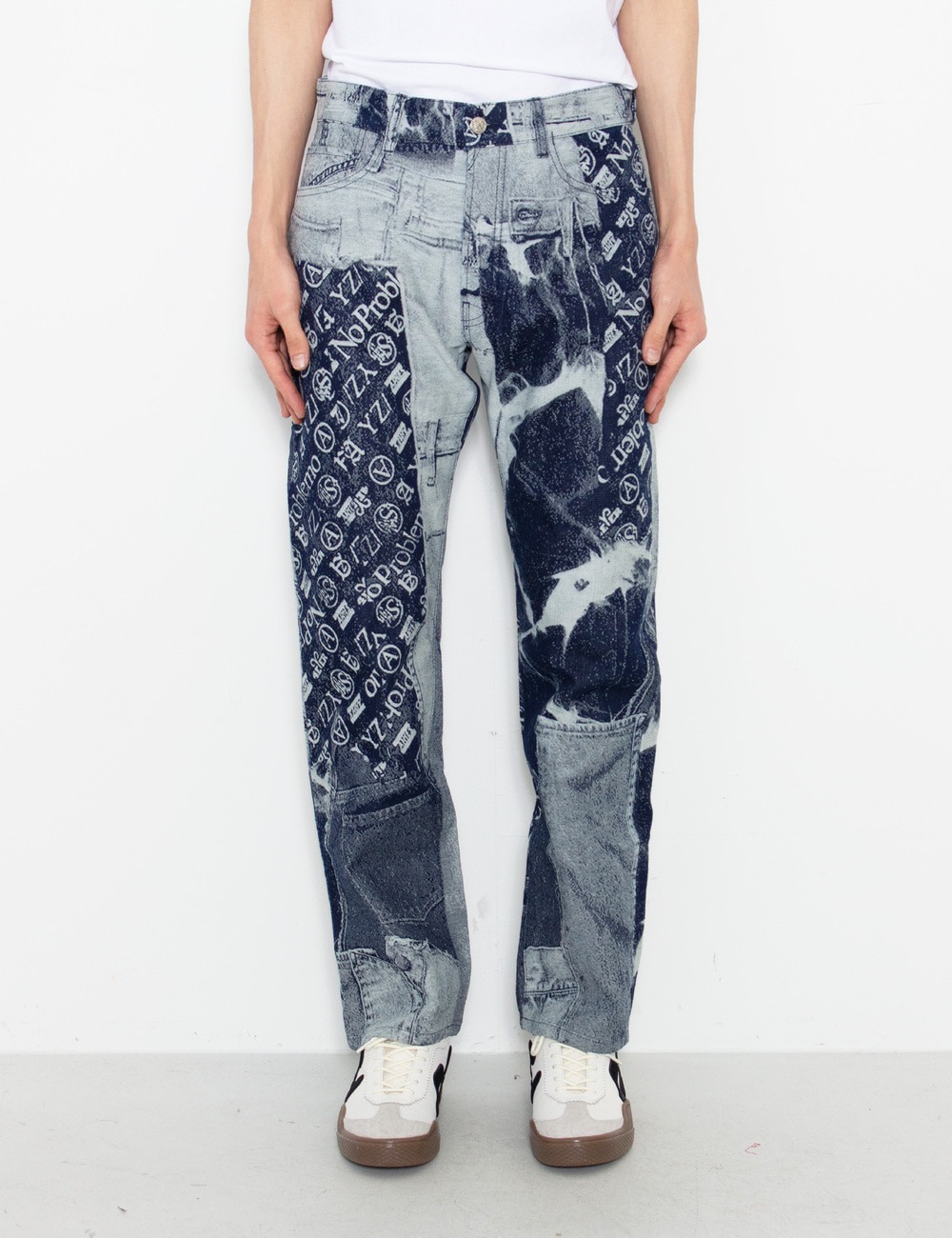 JACQUARD PATCHWORK LILLY JEAN_BLUE