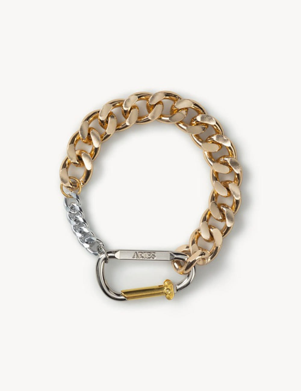 COLUMN CARABINER GOLD CHUNKY NECKLACE_GOLD